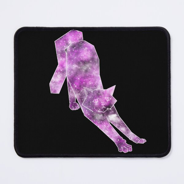 Item preview, Stretching Space Galaxy Cat designed and sold by ClarissaDoodles.