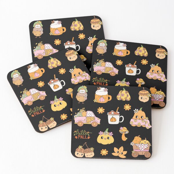 Item preview, Cute Retro Cozy Fall & Pumpkin Art designed and sold by MiaBellaGirl.