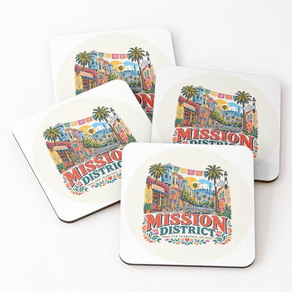 Item preview, The Mission District in San Francisco, CA: home of the best burritos! designed and sold by PIXEL POP DESIGNS - Beyond the Norm!.