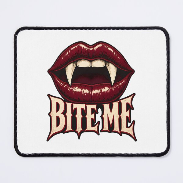 Item preview, Vampire Bite Me Fangs Retro Halloween Humor designed and sold by Artmares.