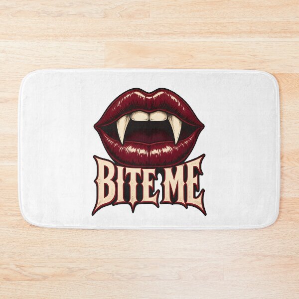 Item preview, Vampire Bite Me Fangs Retro Halloween Humor designed and sold by Artmares.