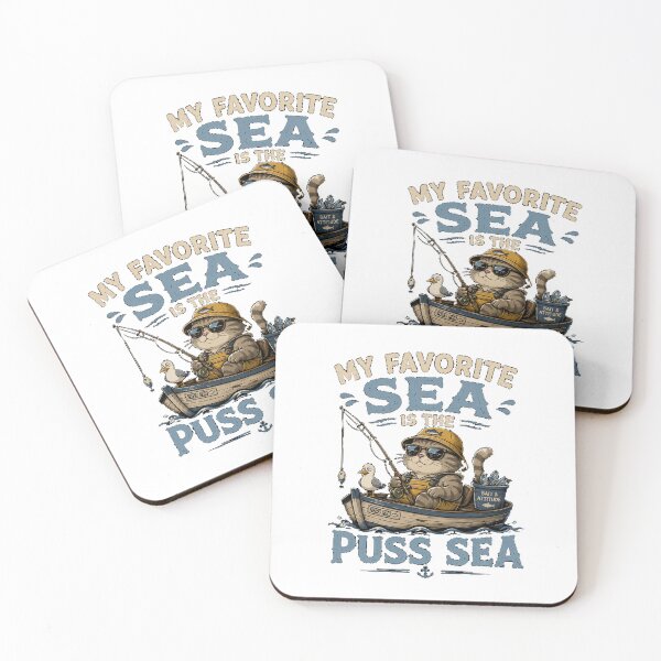 Item preview,  My  Favorite Sea is The Puss-Sea designed and sold by TheEndDesign.