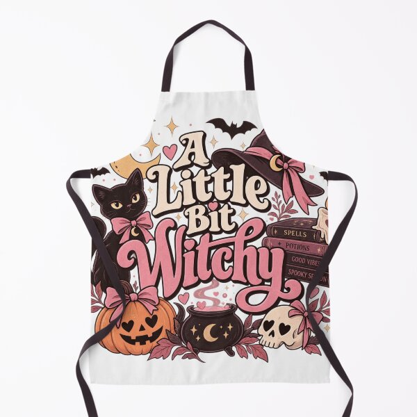 Item preview, A Little Bit Witchy Cute Witch Halloween Black Cat Design designed and sold by Funkystreet.