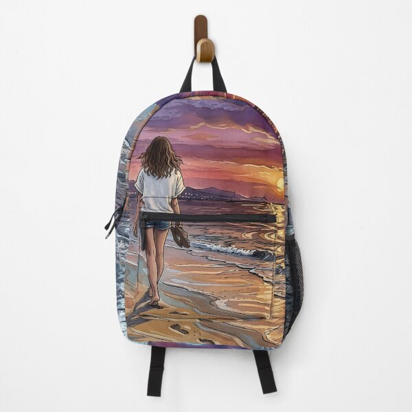Item preview, Copy of Sunset Beach – Ocean Sunset, Crescent Moon & Dreamy Coastal Aesthetic designed and sold by Y-MOONSTAR.