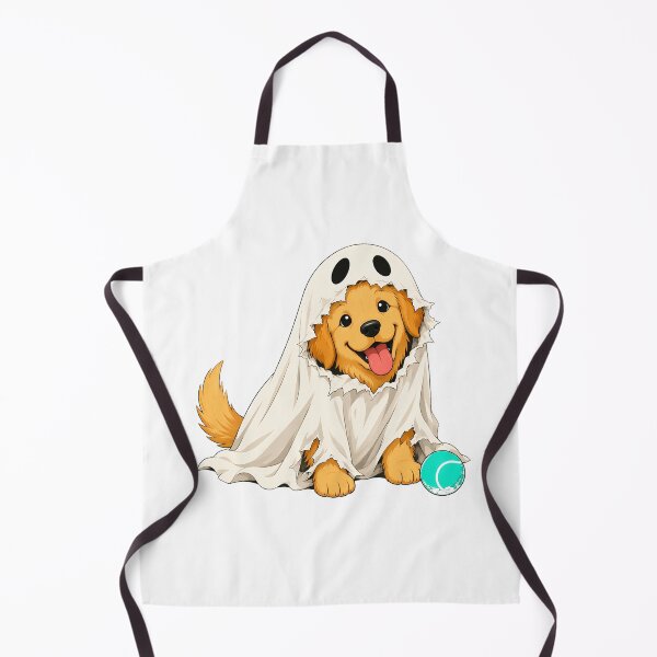 Item preview, Ghost Golden Retriever Puppy Halloween Spooky Dog designed and sold by chattsuede.