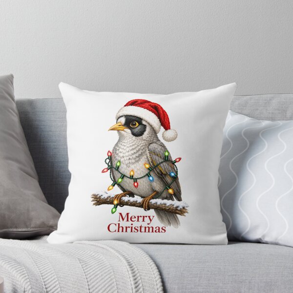 Item preview, Merry Christmas Noisy Miner – Australian Christmas Bird designed and sold by SVALANART.