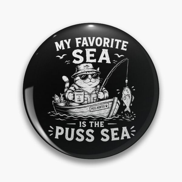 Item preview, My  Favorite Sea is The Puss-Sea designed and sold by TheEndDesign.