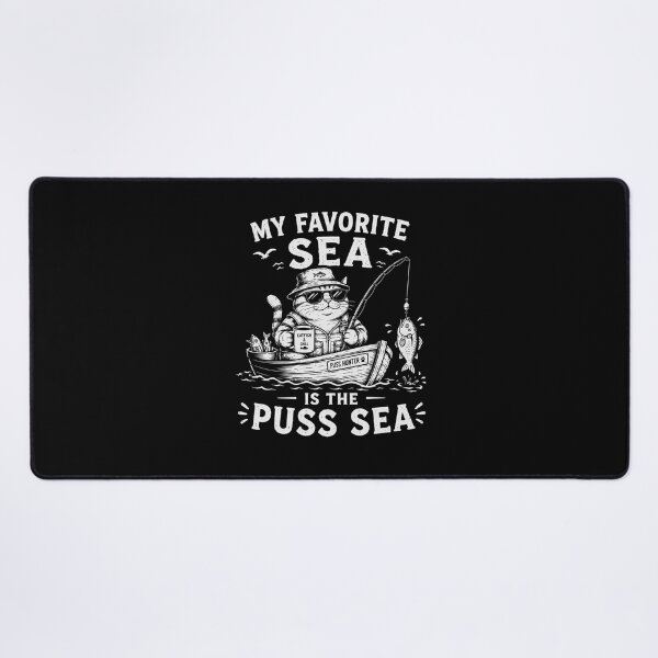 Item preview, My Favorite Sea is The Puss-Sea designed and sold by TheEndDesign.