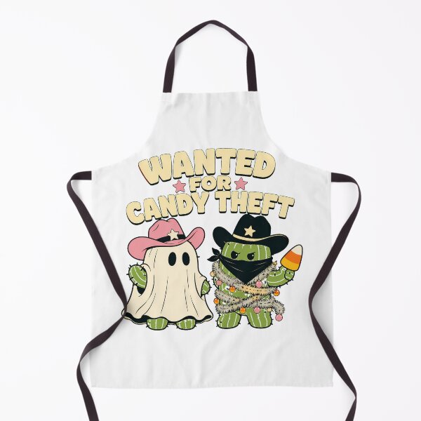 Item preview, Western Halloween Cactus Ghost Candy Bandit designed and sold by chattsuede.