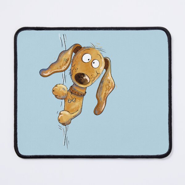 Item preview, Funny Dachshund Peeking Around the Corner Dog Cartoon designed and sold by modartis.