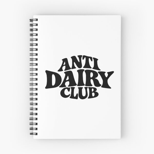 Item preview, Anti Dairy Club – Retro Dairy-Free Typography designed and sold by samgen6.