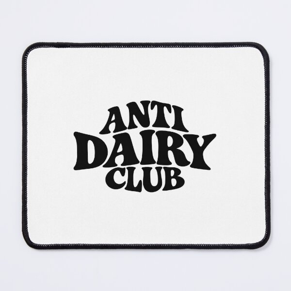 Item preview, Anti Dairy Club – Retro Dairy-Free Typography designed and sold by samgen6.