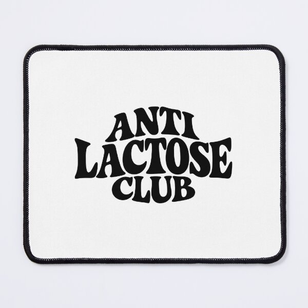Item preview, Anti Lactose Club – Retro Lactose-Free Typography designed and sold by samgen6.