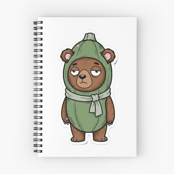Item preview, Grumpy Pickle Bear Sticker Style designed and sold by Jackal's Box of Chaos.