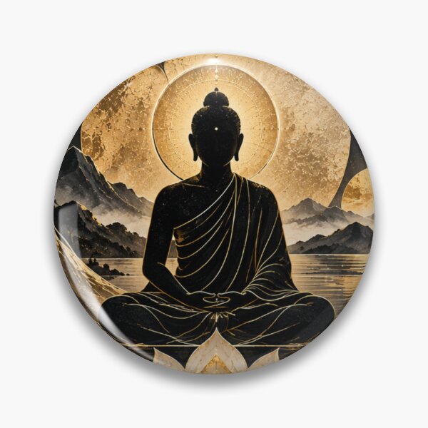 Item preview, Buddha Meditation Lotus – Golden Serenity Buddhist Art Mobile Cover designed and sold by RevieusaR.