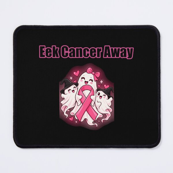 Item preview, Eek Cancer Away Pink Ribbon Awareness Fun designed and sold by Dreamsartistry.