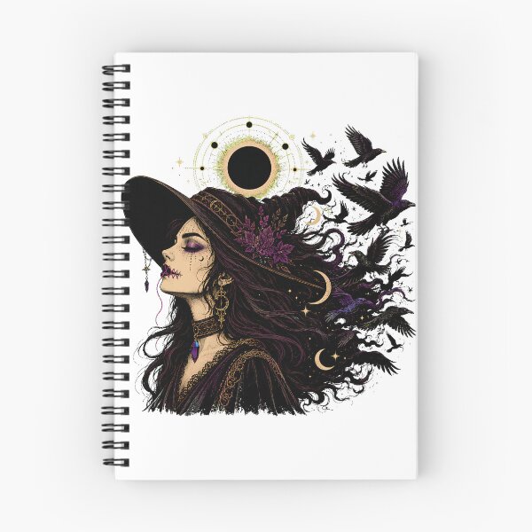 Item preview, Celestial Gothic Raven Witch Spooky Occult Pagan designed and sold by chattsuede.