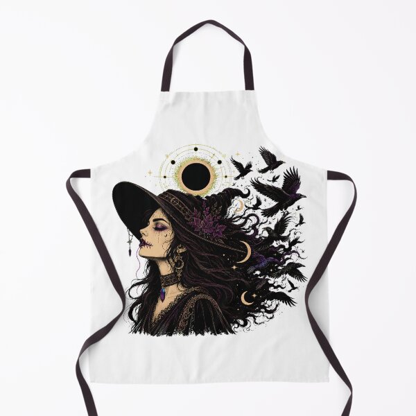 Item preview, Celestial Gothic Raven Witch Spooky Occult Pagan designed and sold by chattsuede.