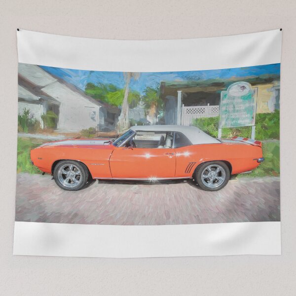 Item preview, 1969 Orange White Camaro RS 302 Convertible designed and sold by RichFrancoCars.