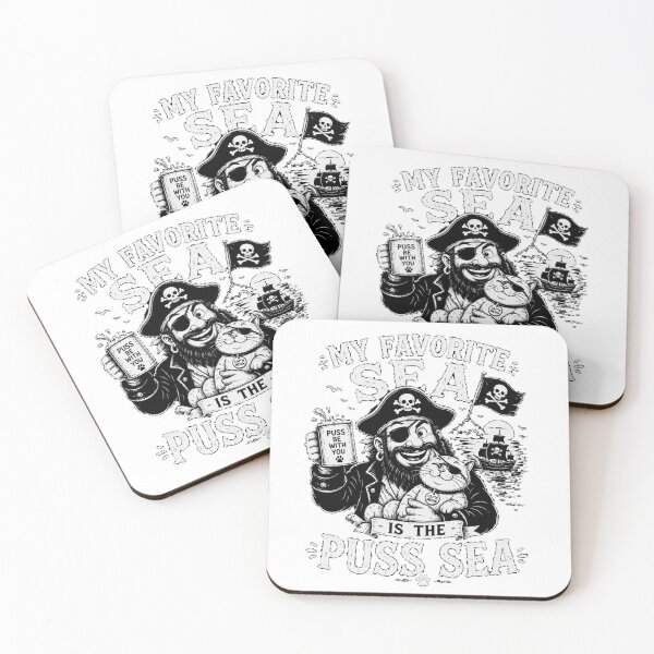 Item preview, My  Favorite Sea is The Puss-Sea designed and sold by TheEndDesign.