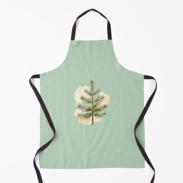 Item preview, Watercolor pine branch with warm tones designed and sold by mixoubraw.