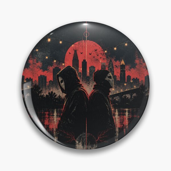 Item preview, Neon City Insomniac – Alt Rock Festival Night Skyline Art designed and sold by Fanverse Merchandise.