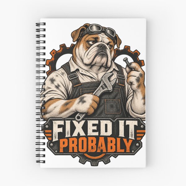 Item preview, Bulldog Mechanic – Fixed It Probably designed and sold by Univers-shop.