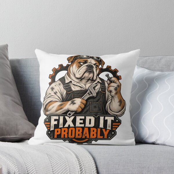 Item preview, Bulldog Mechanic – Fixed It Probably designed and sold by Univers-shop.