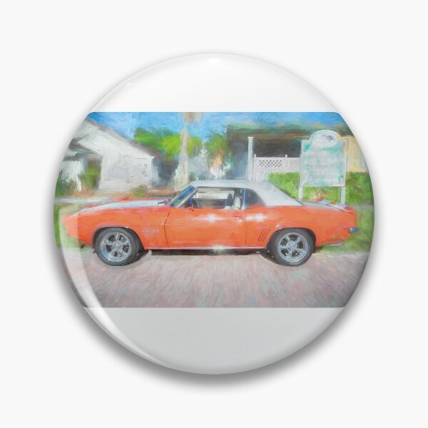 Item preview, 1969 Orange White Camaro RS 302 Convertible designed and sold by RichFrancoCars.