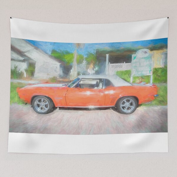 Item preview, 1969 Orange White Camaro RS 302 Convertible designed and sold by RichFrancoCars.