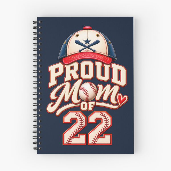 Artikelvorschau, Stolze Mutter von #22 – Baseball-Mama, Spielerin Nummer 22 entworfen und verkauft von HO•Designs.