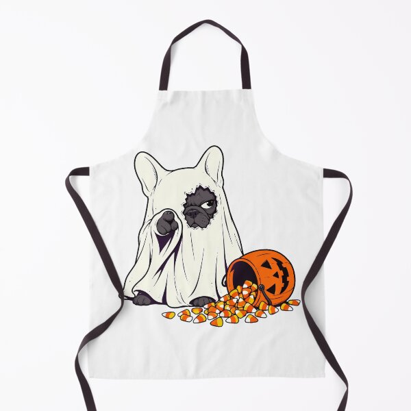 Item preview, French Bulldog Ghost Costume Grumpy Trick Or Treat Dog designed and sold by chattsuede.
