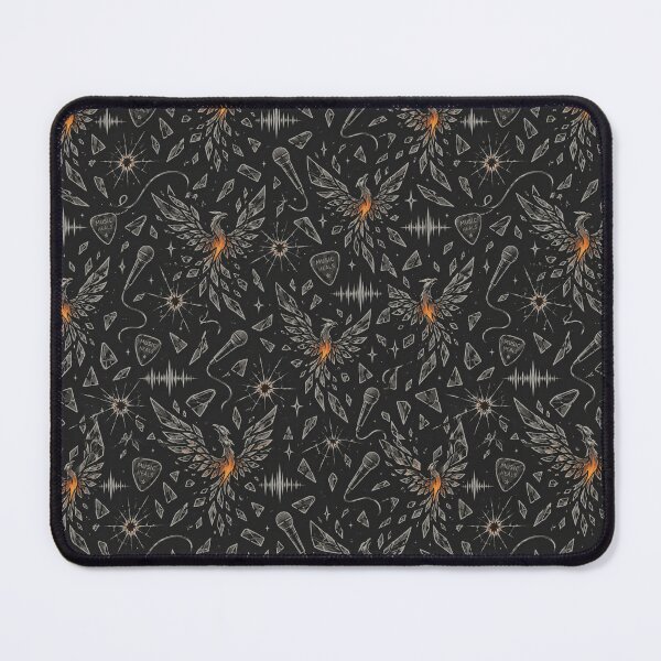 Item preview, Fractured Glass Doodles – Rebirth Rock Seamless Pattern designed and sold by Fanverse Merchandise.