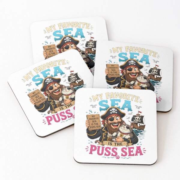 Item preview, My  Favorite Sea is The Puss-Sea designed and sold by TheEndDesign.
