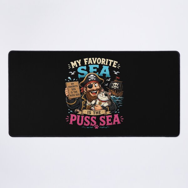 Item preview, My Favorite Sea is The Puss-Sea designed and sold by TheEndDesign.