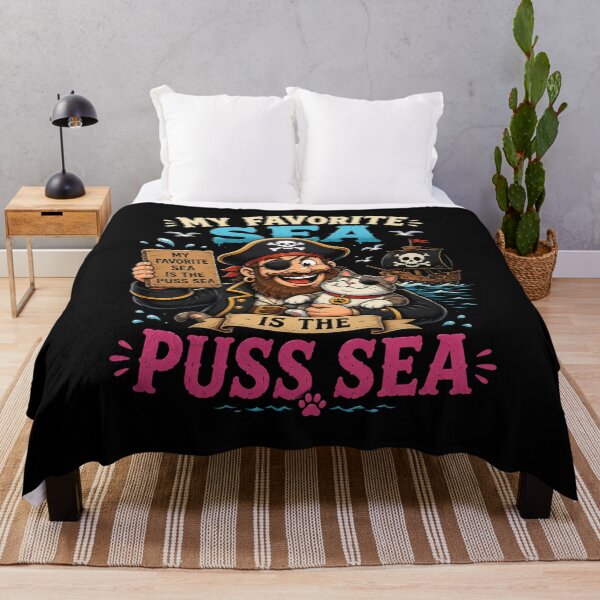 Item preview, My Favorite Sea is The Puss-Sea designed and sold by TheEndDesign.