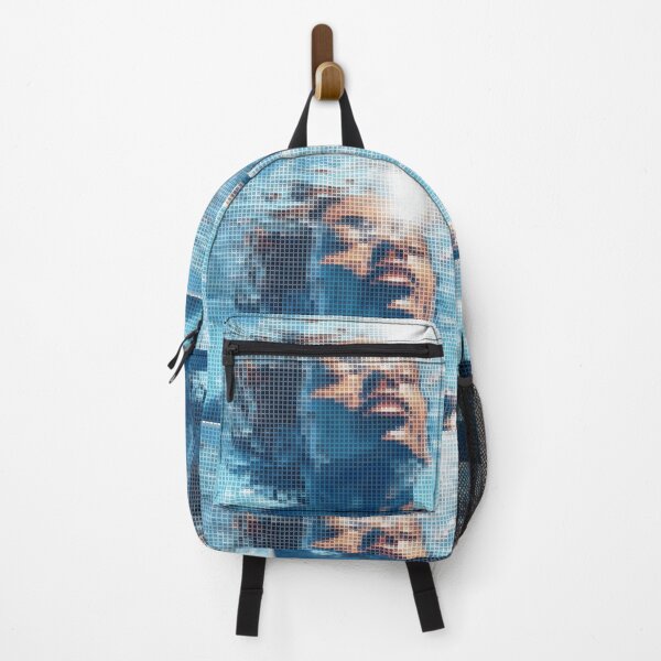 Item preview, Pixelated Mosaic Portrait of a Figure Looking Upwards designed and sold by The Design KAD.