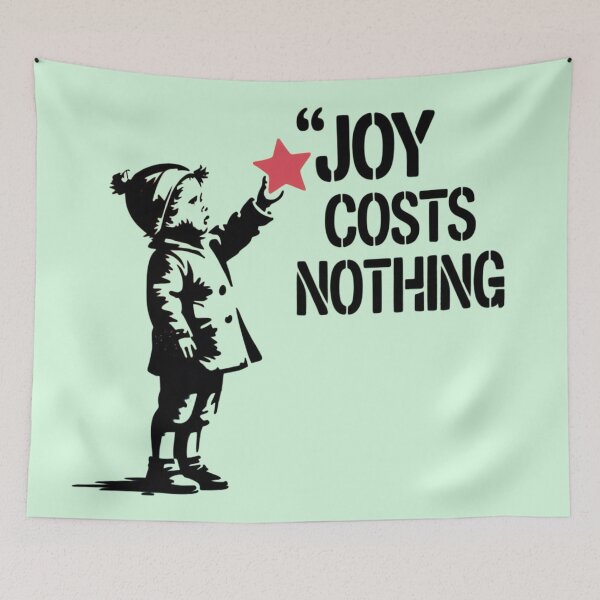 Item preview, Banksy Christmas - Joy costs nothing designed and sold by 123ks.