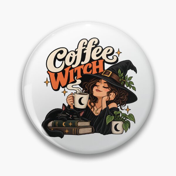 Item preview, Coffee Witch Cozy Gothic Coffee Lover designed and sold by shaswag.
