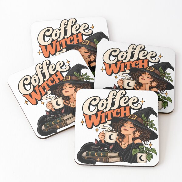 Item preview, Coffee Witch Cozy Gothic Coffee Lover designed and sold by shaswag.