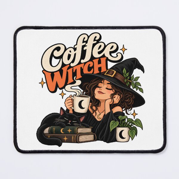 Item preview, Coffee Witch Cozy Gothic Coffee Lover designed and sold by shaswag.