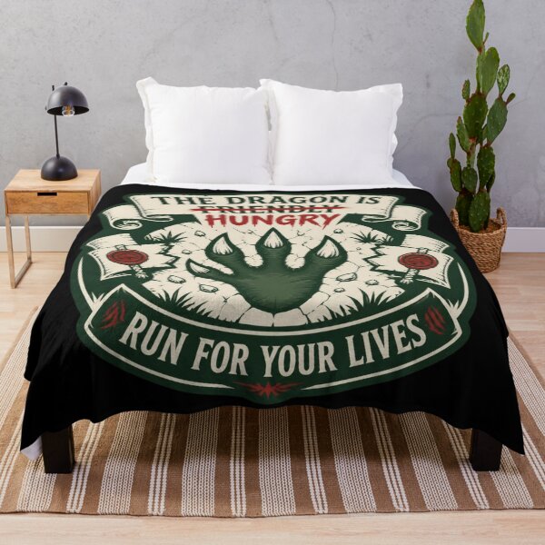 Item preview, The Dragon Is Hungry - Funny RPG Charisma Check Fail Shirt designed and sold by Dice_Goblin_Studio.