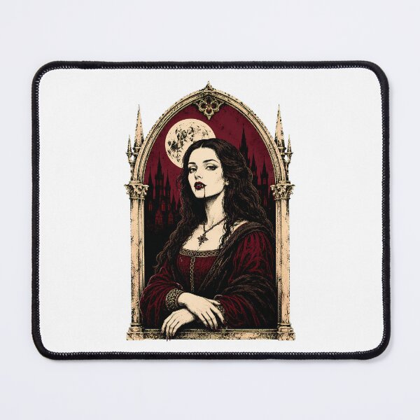 Item preview, Gothic Vampire Mona Lisa Dark Renaissance Parody designed and sold by chattsuede.