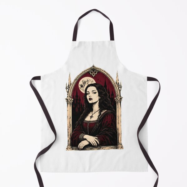 Item preview, Gothic Vampire Mona Lisa Dark Renaissance Parody designed and sold by chattsuede.