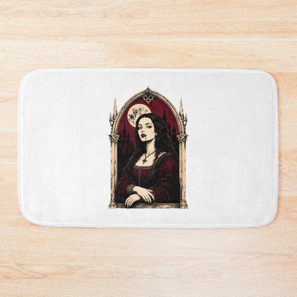 Item preview, Gothic Vampire Mona Lisa Dark Renaissance Parody designed and sold by chattsuede.