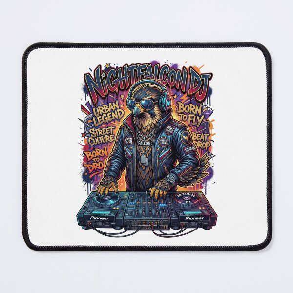 Item preview, Nightfalcon DJ - Cyberpunk Eagle designed and sold by StickVerse by Owais.