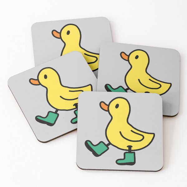 Item preview, Cute Rubber Duck Rain Boots Illustration designed and sold by AliAltinelArt.