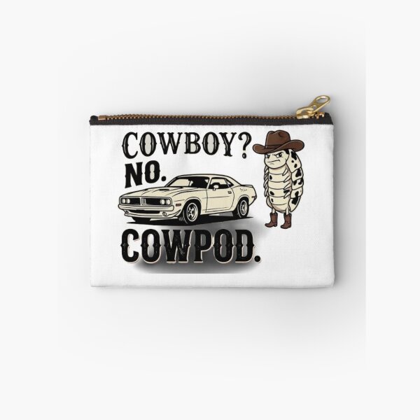 Aperçu de l'œuvre isopode vache laitière - COWBOY ? NON. COWPOD - voiture - amoureux des voitures - isopode vache - vache mignonne créée et vendue par heroes-one.