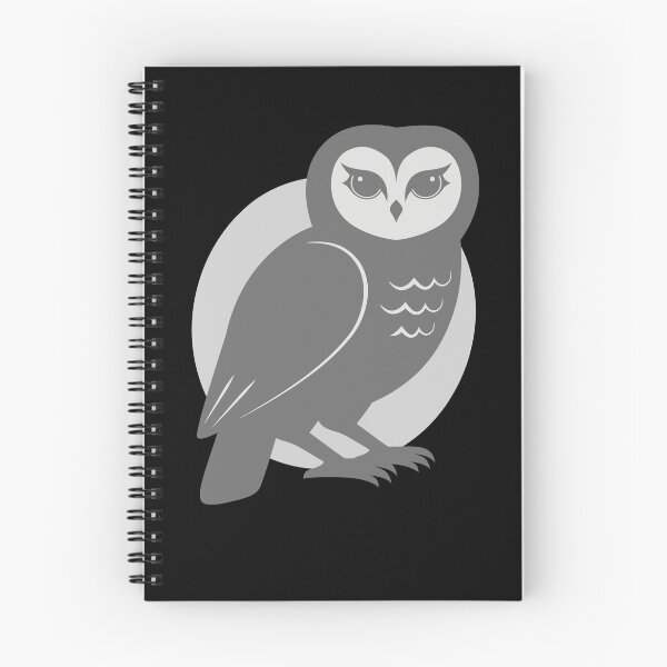 Item preview, Stylized Gray Owl – Minimalist Wildlife Art designed and sold by THROUGH-LIFE.