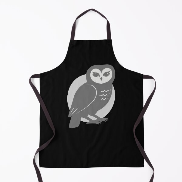 Item preview, Stylized Gray Owl – Minimalist Wildlife Art designed and sold by THROUGH-LIFE.
